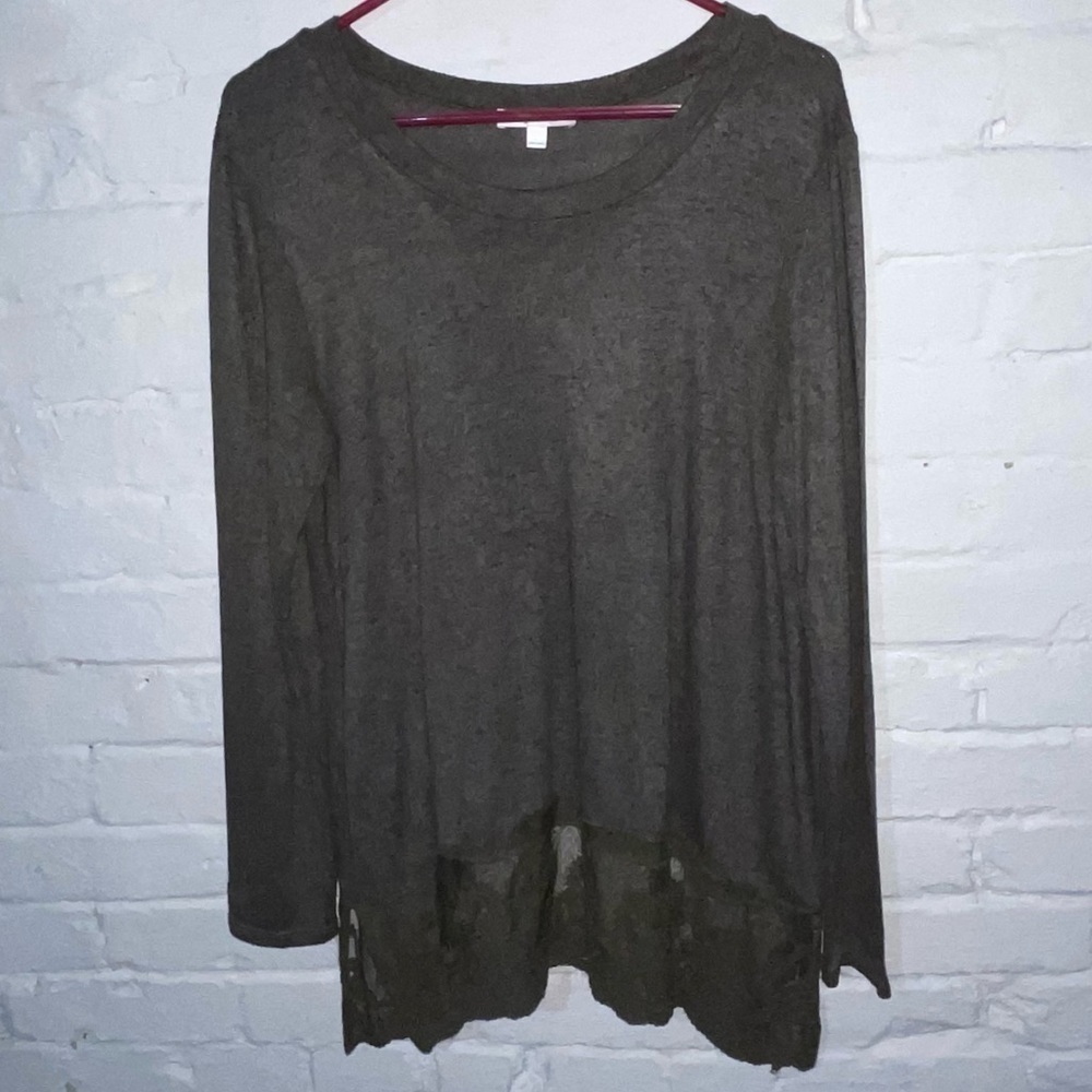 DownEast Army Green Tunic L